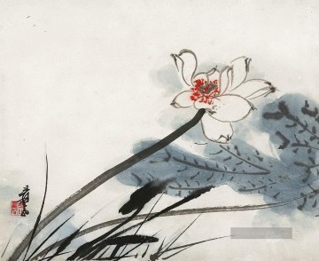 张大千 Zhang Daqian Chang Dai chien Werke - Chang dai chien lotus 32 old China ink